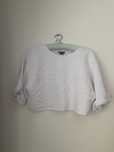 Bluza crop h&m pikowana