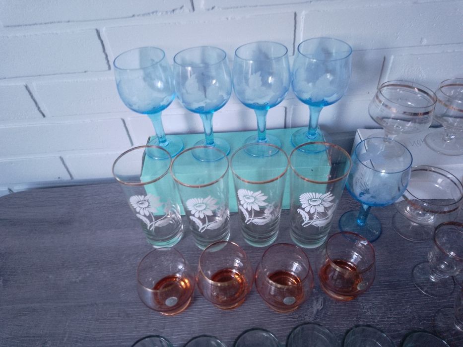 Фужери стопки  стаканы  Б/У