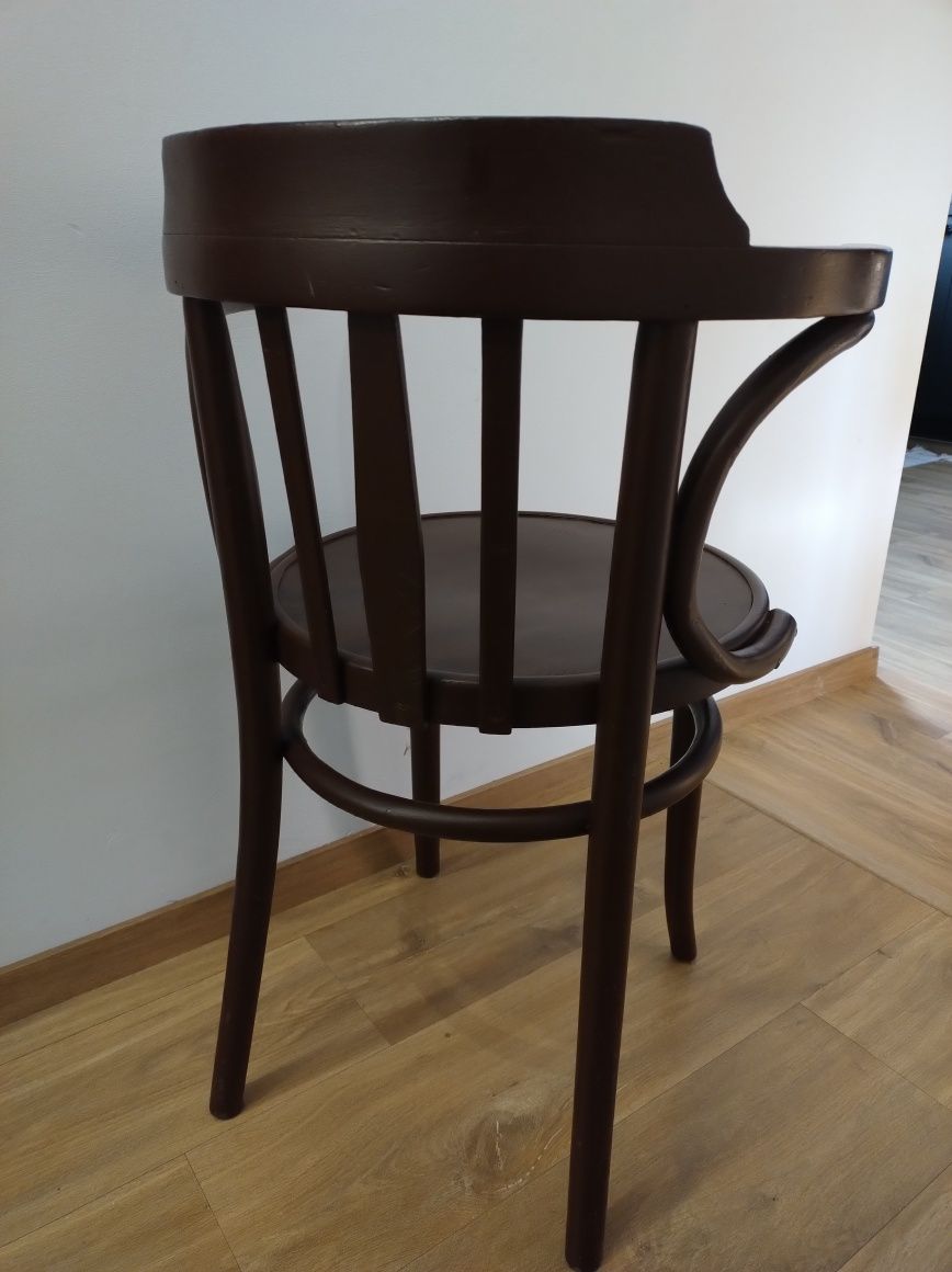 Krzesła drewniane PRL Vintage w stylu Thonet