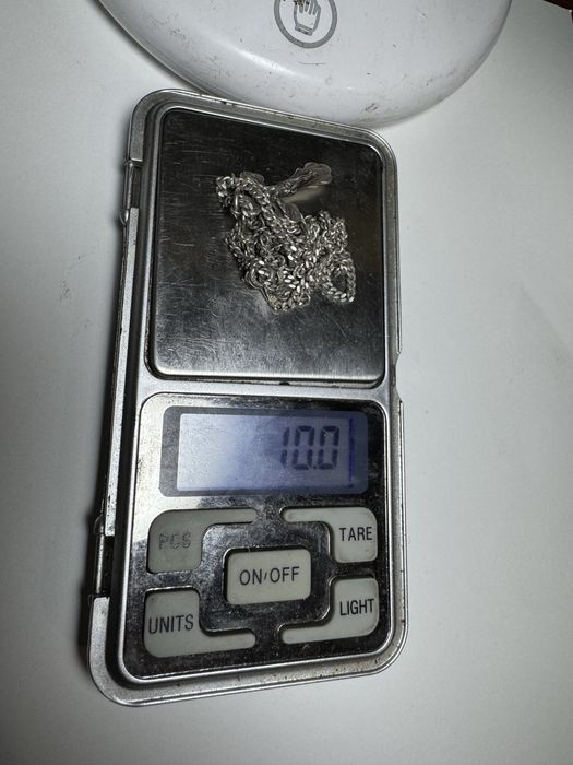 Серебряная цепочка и крестик 10 грамм 925