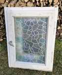 Stare okno drewniane PRL 60x45