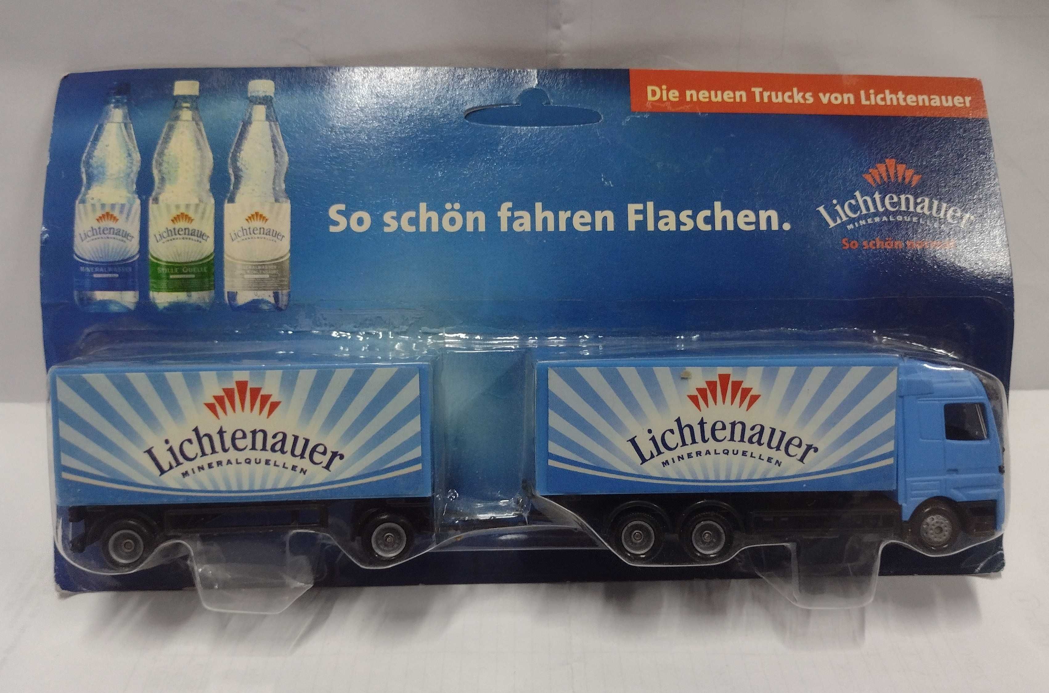 Грузовик Mercedes Benz Lichtenauer немецкая масштабная модель 1:87