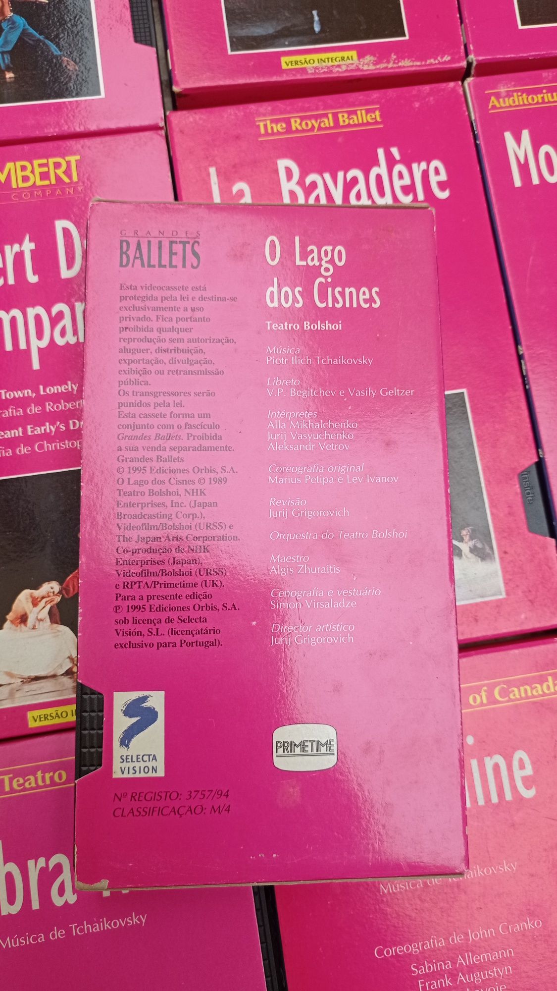 Colecção VHS  "Grandes Ballets'