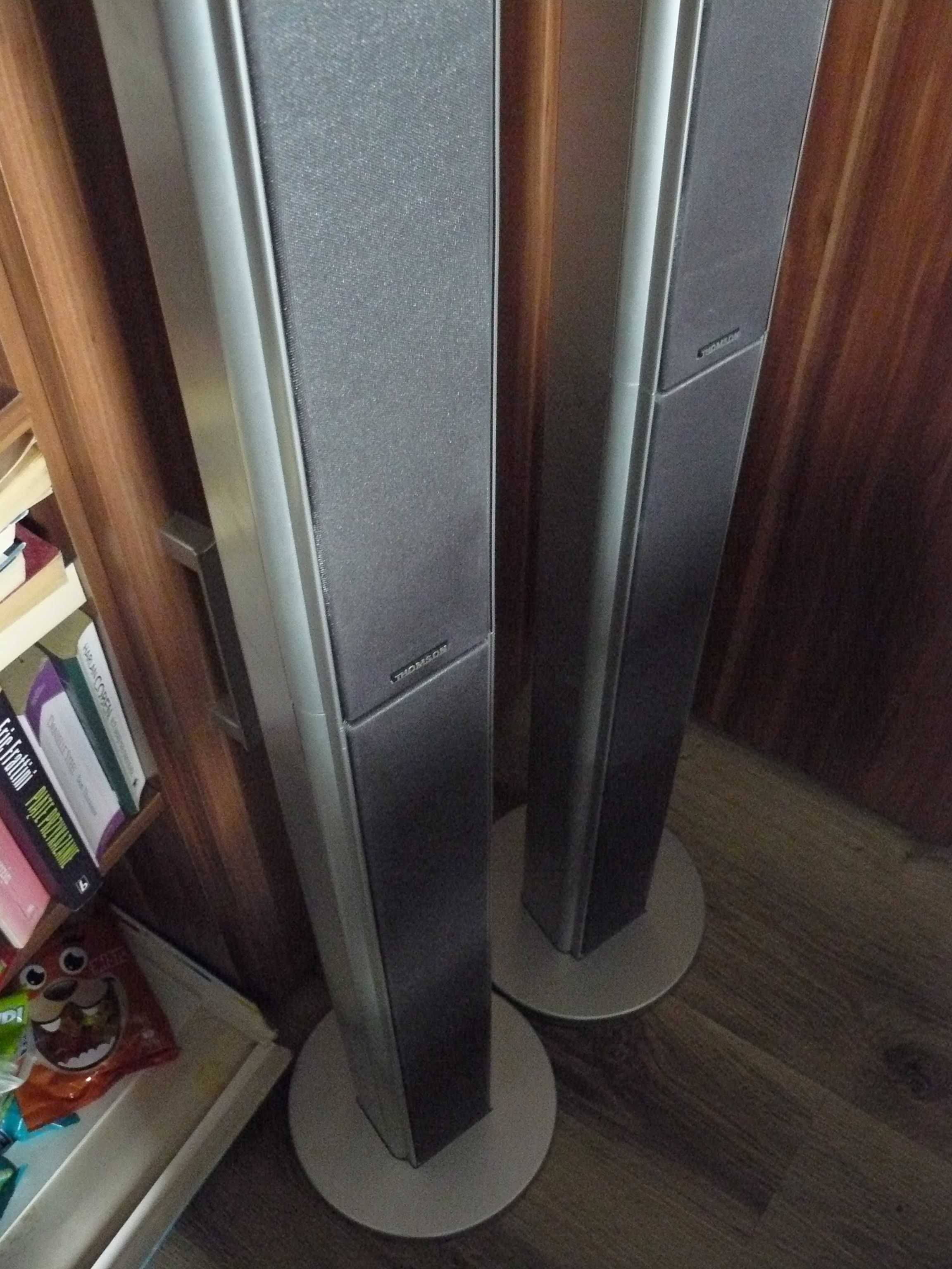 Kolumny głośnikowe Thomson wysokie 116 cm od kina domowego