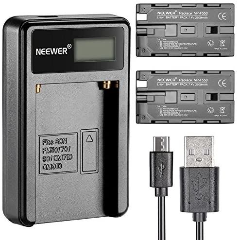 Bateria Sony np-f550 np-f970 da Neewer SELADOS