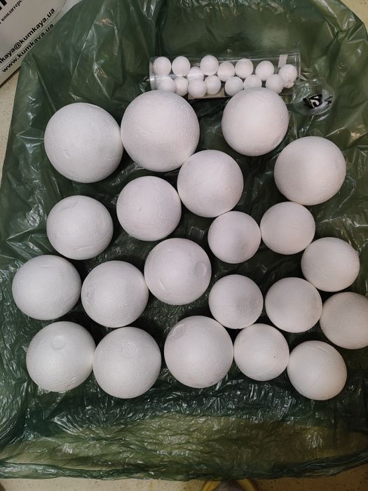 Пенопластовые шарики шары