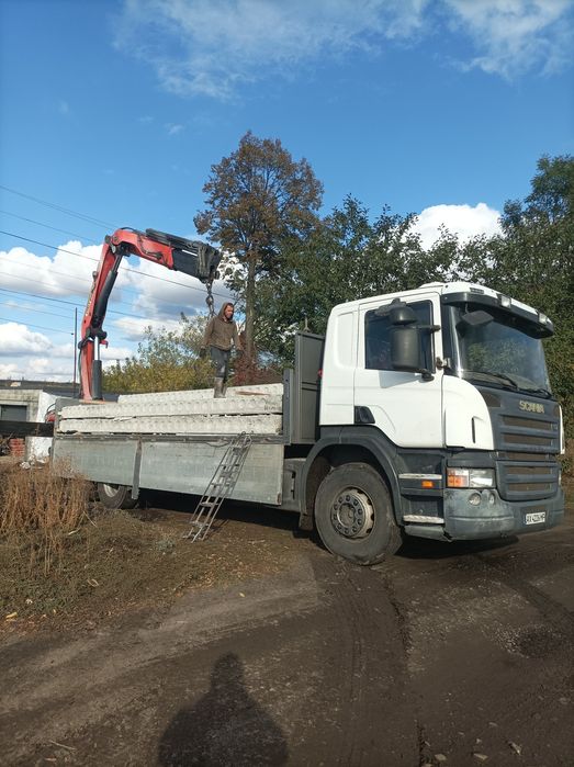 Кран манипулятор 12м, до14т