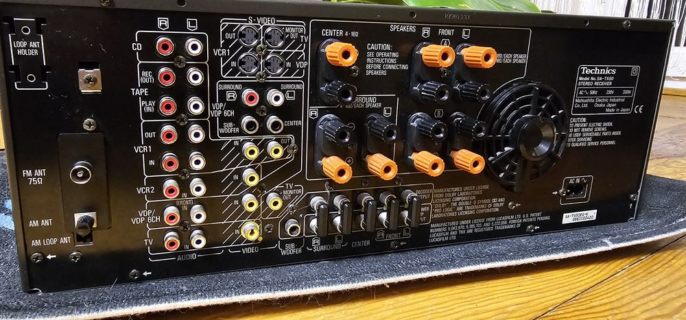 Technics SA-TX50 THX Amplituner AV+oryginalny pilot-bdb. stan