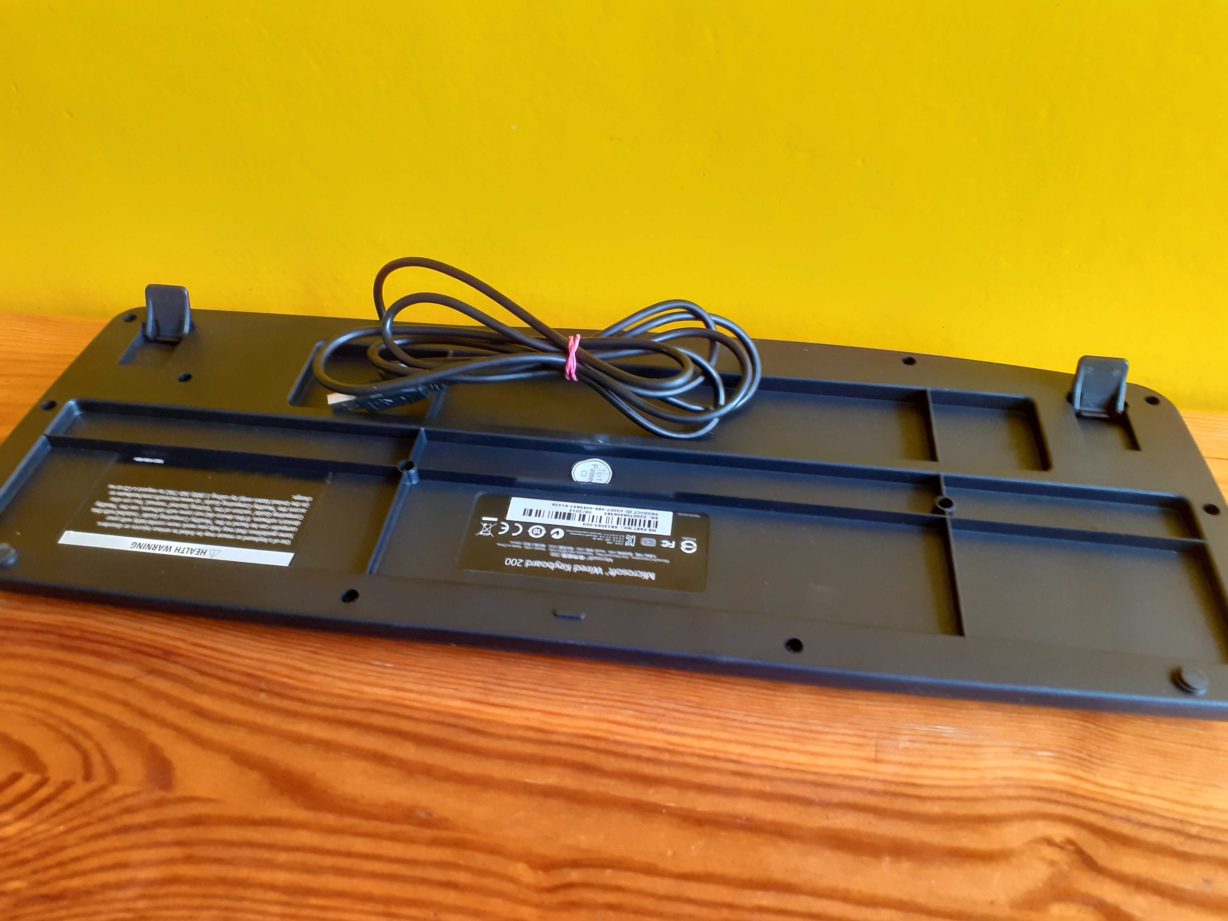 Klawiatura Microsoft Wired Keyboard 200 jak NOWA