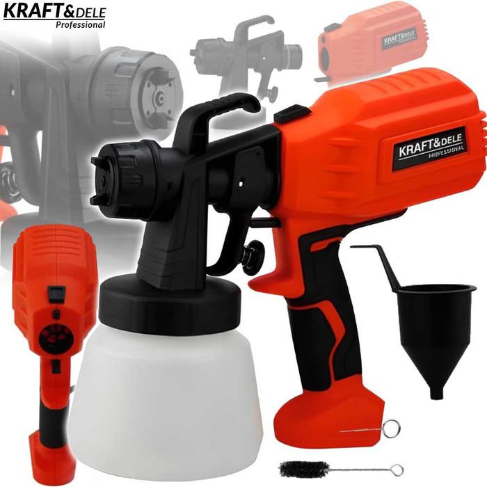 KRAFT&DELE Pistolet Natryskowy Elektryczny 650w Malowania 800ml KD2119