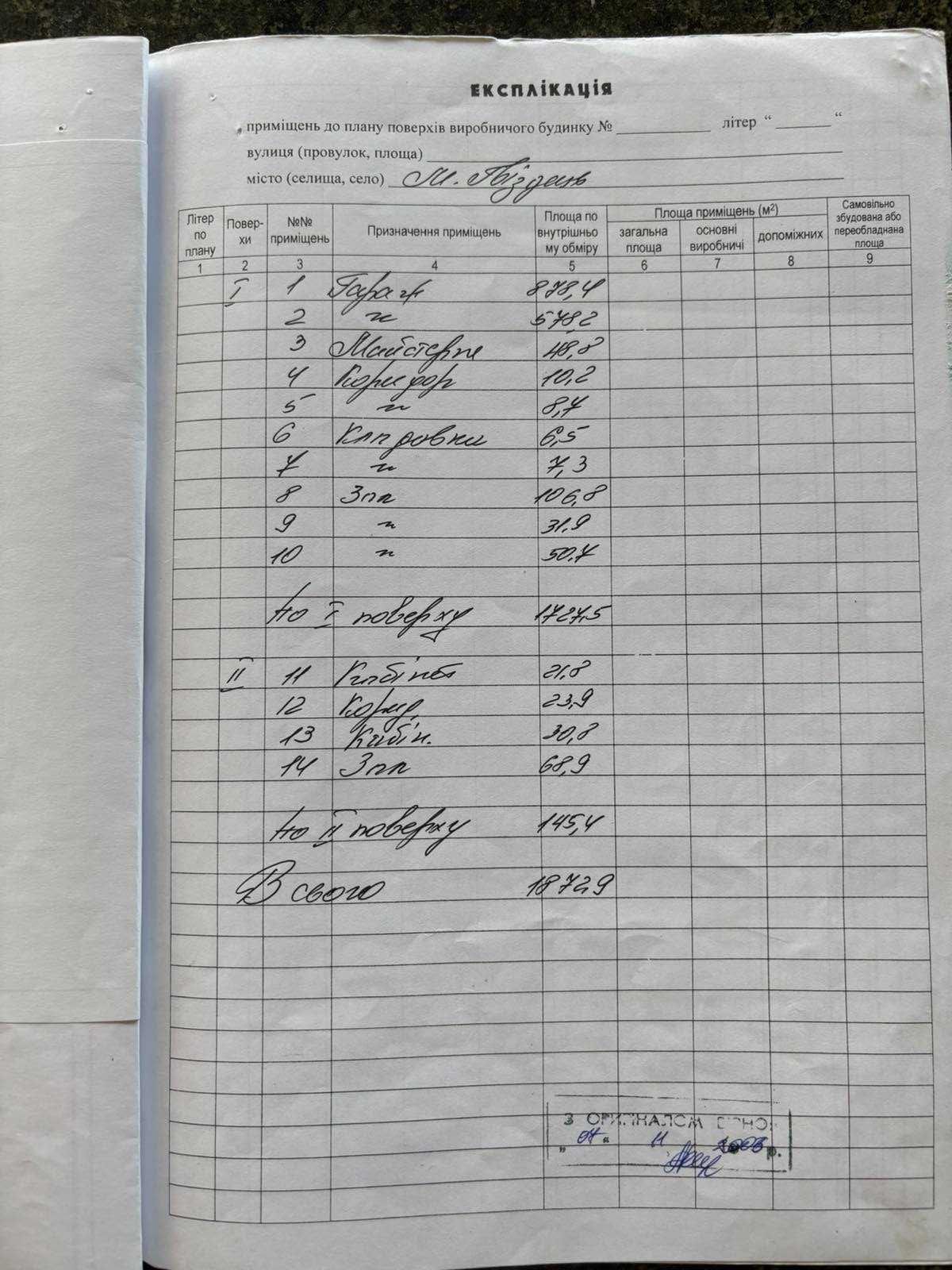 Виробничо-складське приміщення ангар модульного типу металевий 1850 м.