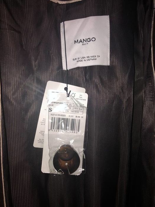 Пальто MANGO S. Шерсть . Вовняне пальто
