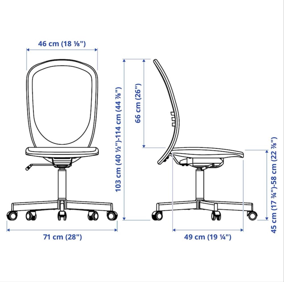 Cadeira de escritório IKEA