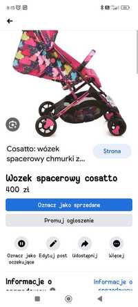 Wozek cosatto woosh wozek spacerowy cosatto