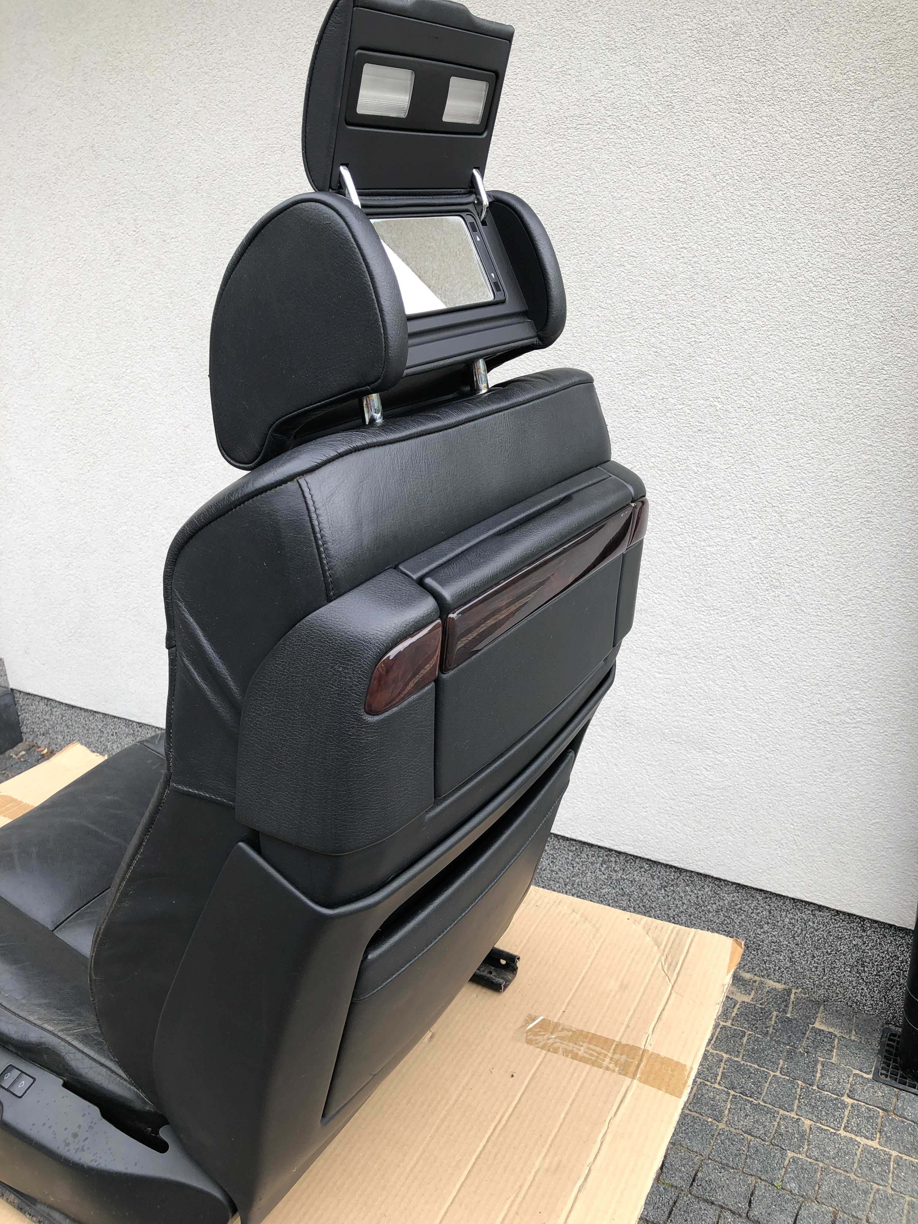 BMW E38 E39 mechanizmy podświetlanych lusterek w zagłówkach foteli