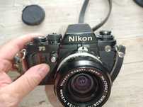 Nikon f3 + nikkor non ai 24mm f2.8