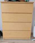 Komody IKEA Malm 3 i 4 szuflady
