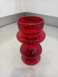 Świecznik wazon rubinowy Z. Horbowy