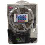 Лента светодиодная RGB 5050 полный комплект влагозащищена 5 м  12V