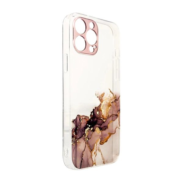 Marble Case etui do Xiaomi Redmi Note 11 żelowy pokrowiec marmur brązo