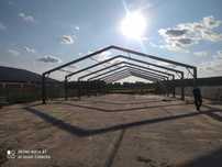 Hala stalowa - konstrukcja 12x30x4,5m, bindry, słupy, płatwie, komplet