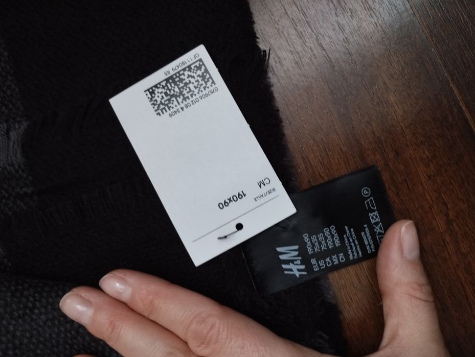 Теплий шарф H&M 190/90