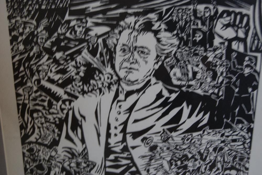 grafika drzeworyt Ullrich Bewersdorff