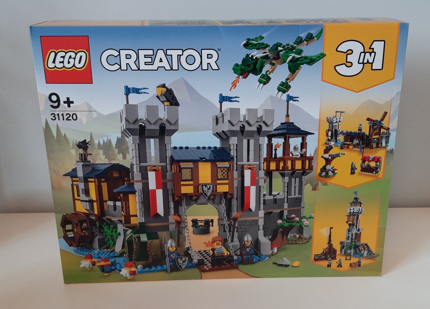 Nowy Lego 31120 - Creator 3w1 - Średniowieczny Zamek - MISB