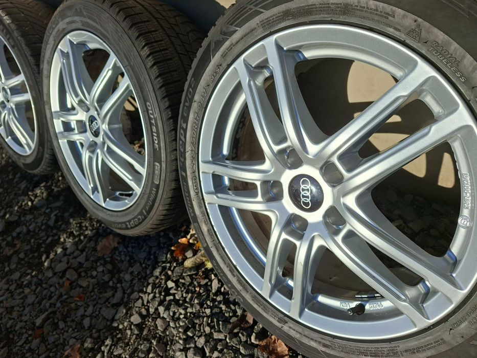 [K15] KOŁA ZIMOWE,ALUFELGI 17'' 5x112 AUDI A4 B7,B8,B9,A6 C6+225/50.