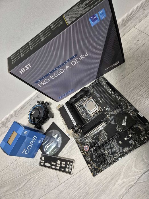 s1700 сет Intel Core i5-12400F BOX + ATX MSI PRO B660-A DDR4. Trade-in