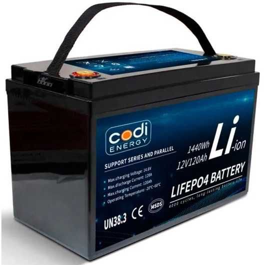 Аккумулятор Codi Energy LiFePO4 120AH (1440W*h) для ИБП (UPS) є аналог