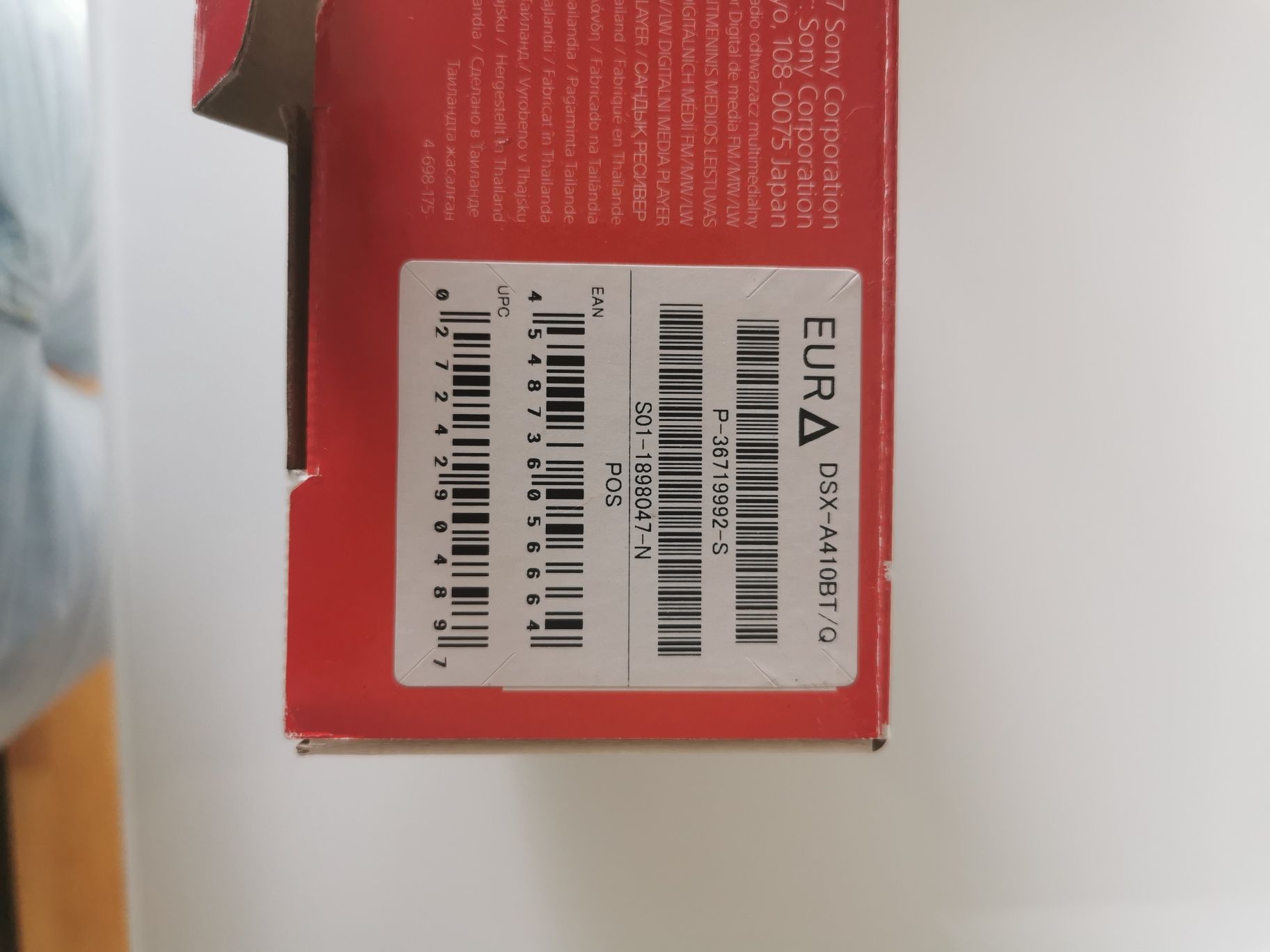 Autoradio Sony DSX-A410BT