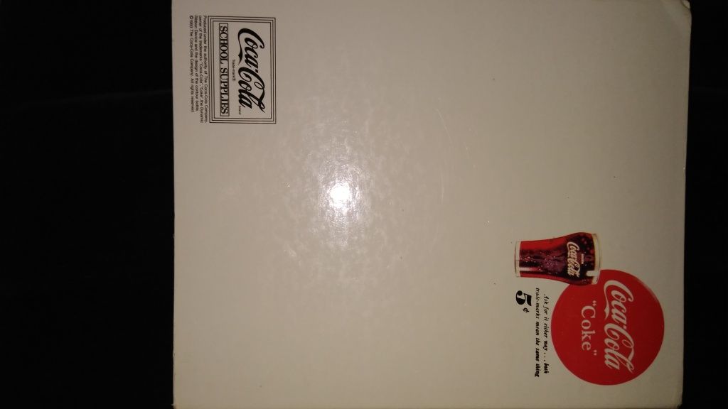 Coca Cola unikalny  notatnik z 1993r.