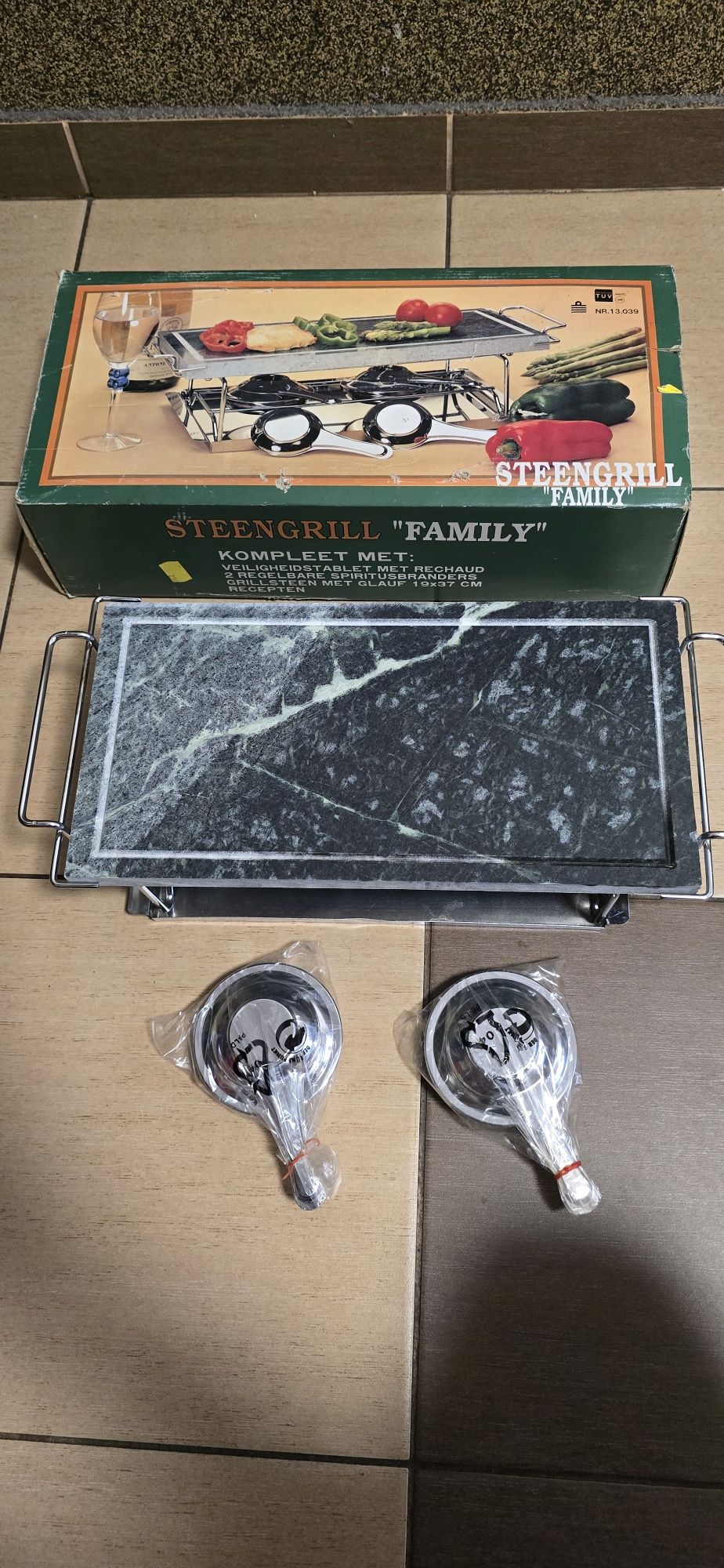 Grill domowy z plyta kamienna