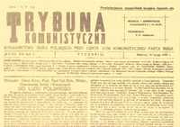 Trybuna - 24 II 1920 - Faksymile - Kopia z 1977 r.