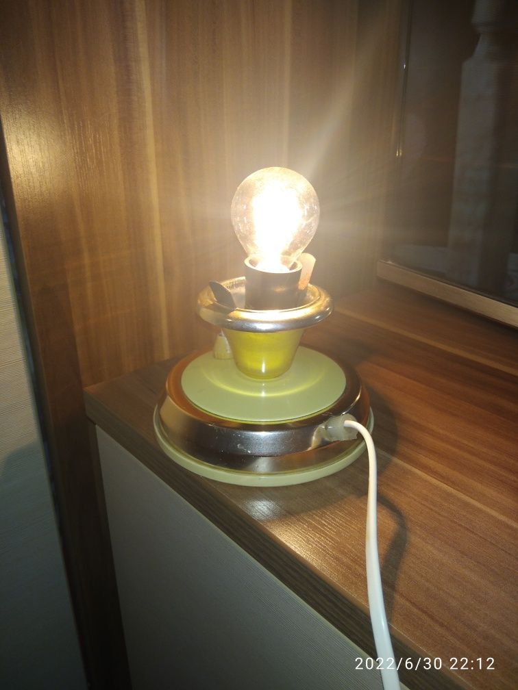 Lampka nocna PRL lata 60-te Czechosłowacja