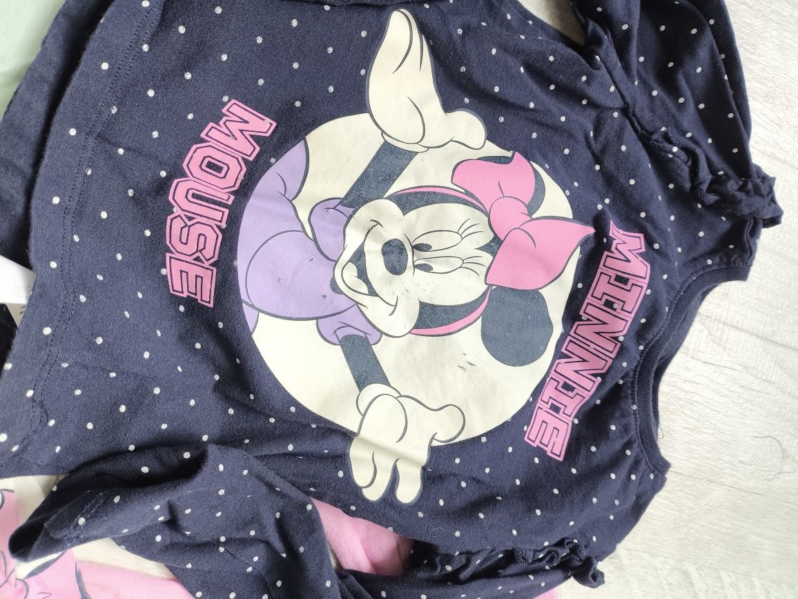 8 bluzek długi rękaw Sinsay 104 myszka minnie