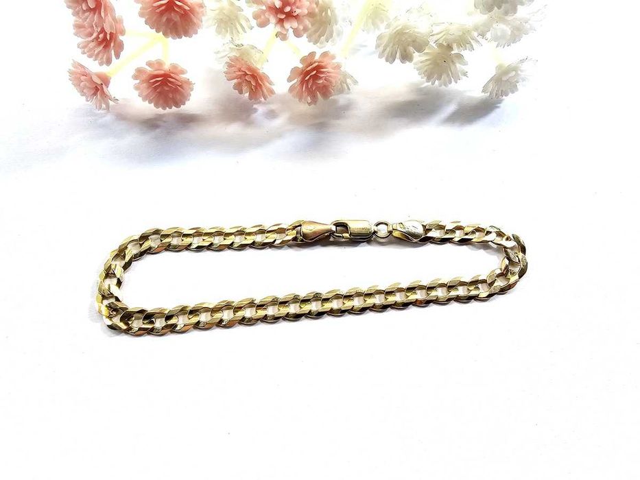 Złota bransoletka pancerka 5,71g 585