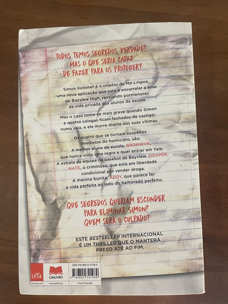 Um de Nós Mente de Karen M. McManus