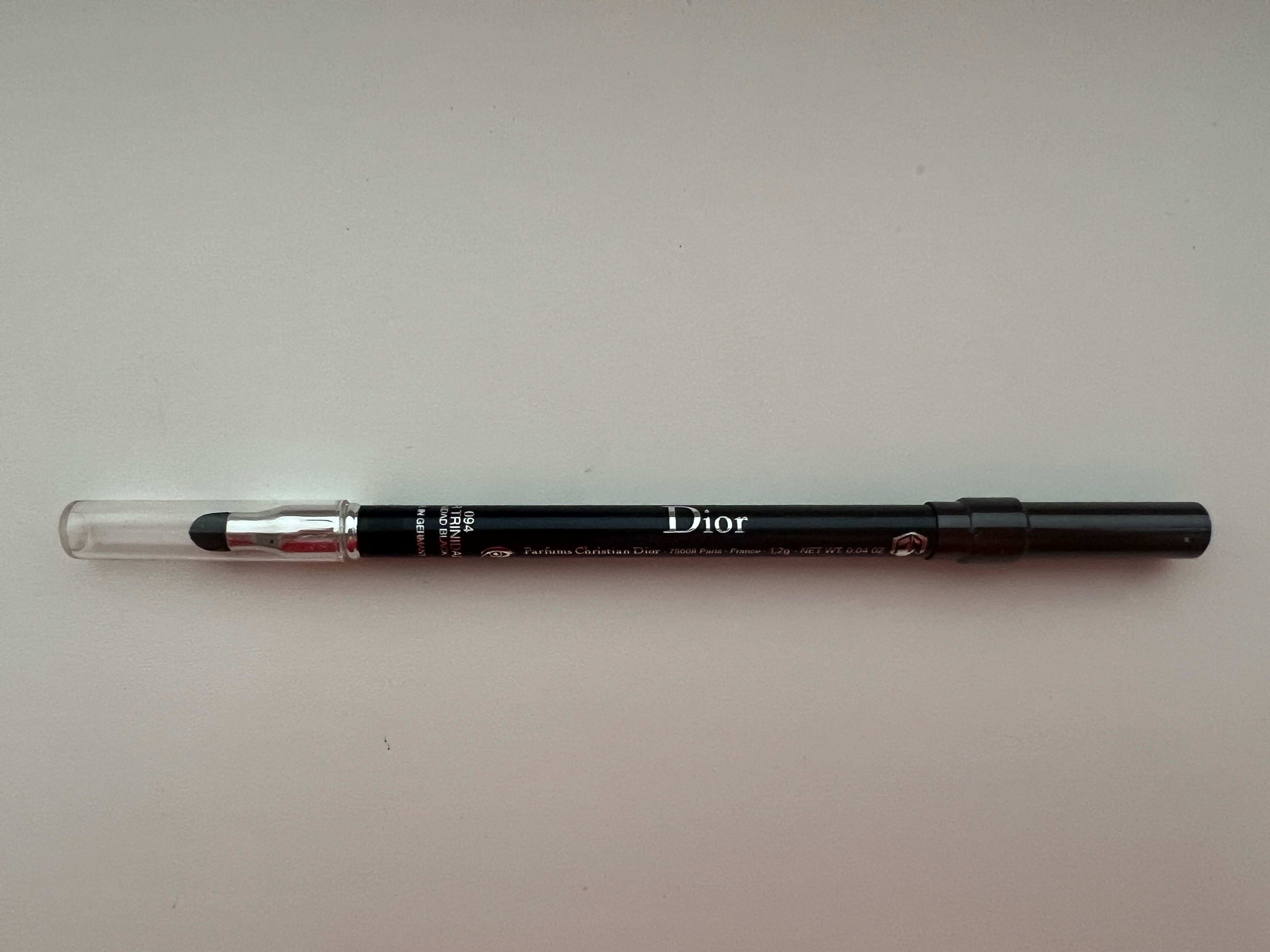 Олівець для очей Dior Crayon Eyeliner Waterproof, чорний, водостійкий