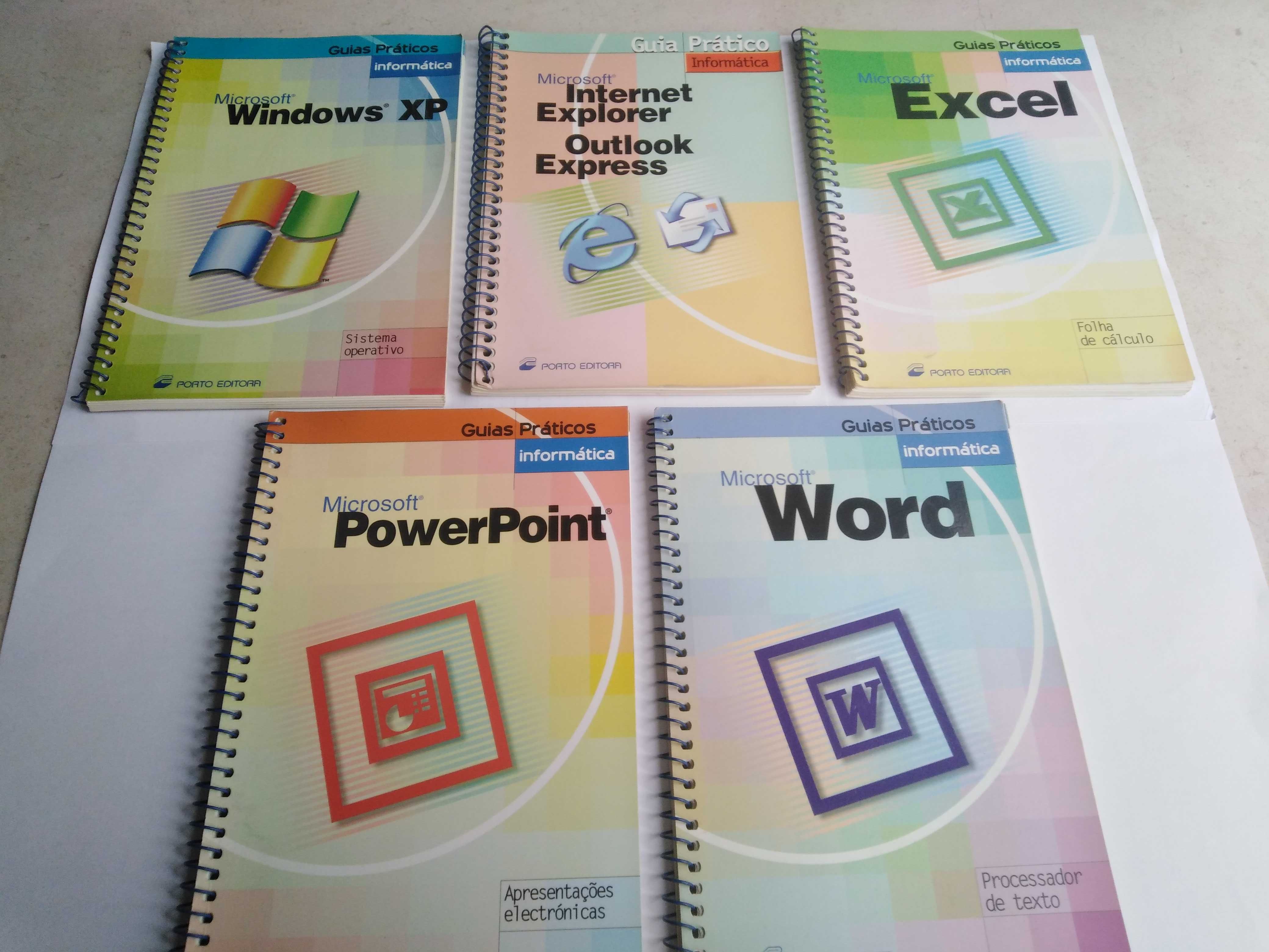 Guias práticos - Word/Excel/Power point/Windows Xp/Internet,Outlook.