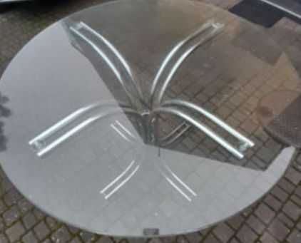 Stół okrągły szklany