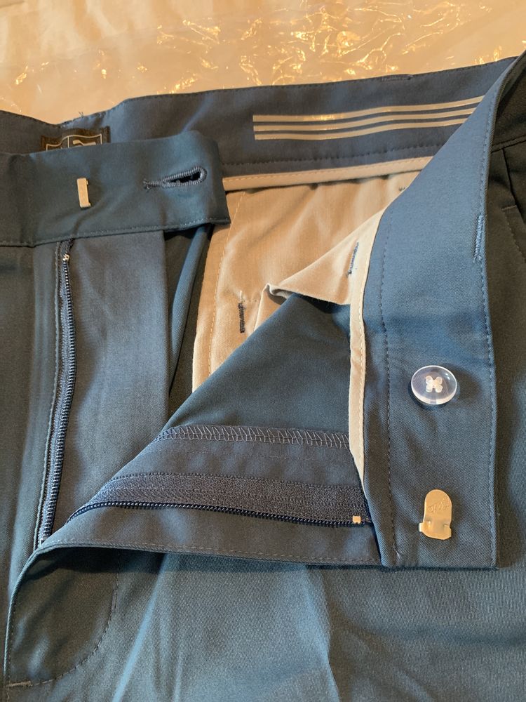 Calcas Para o Golf ADIDAS Novas 3 cores pretas cinzas e azul