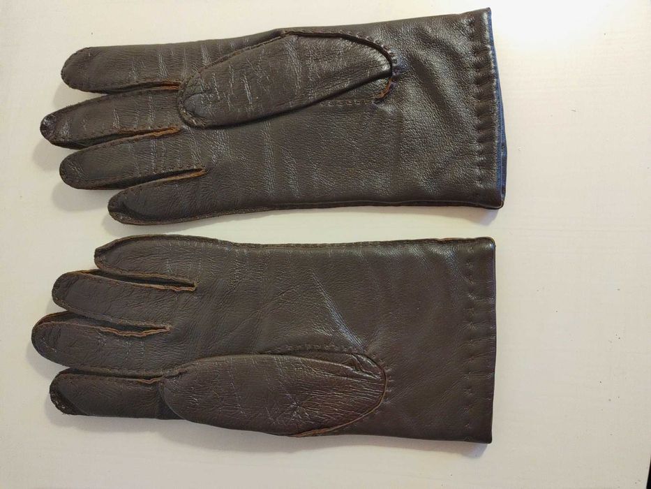 Rękawiczki skórzane męskie lub unisex rozm. 21