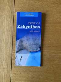 Zakynthos (Greece) 'best of' tourist map with information guide