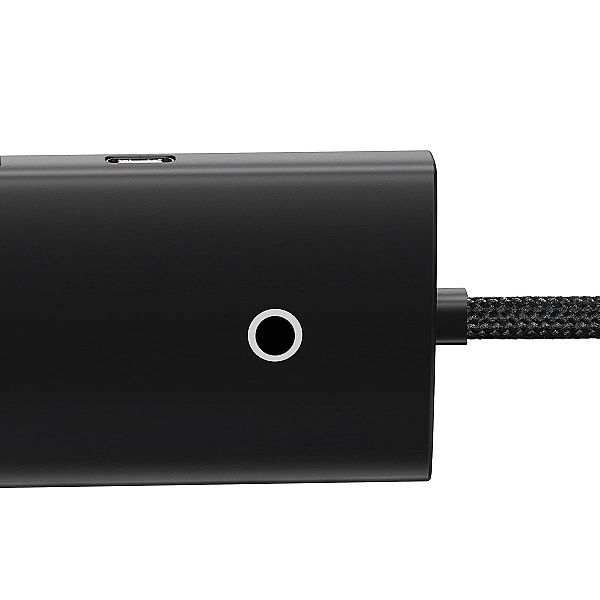 Baseus Lite Series HUB 4-Portowy (USB-A do 4xUSB-A 3.0) 0.25m czarny (