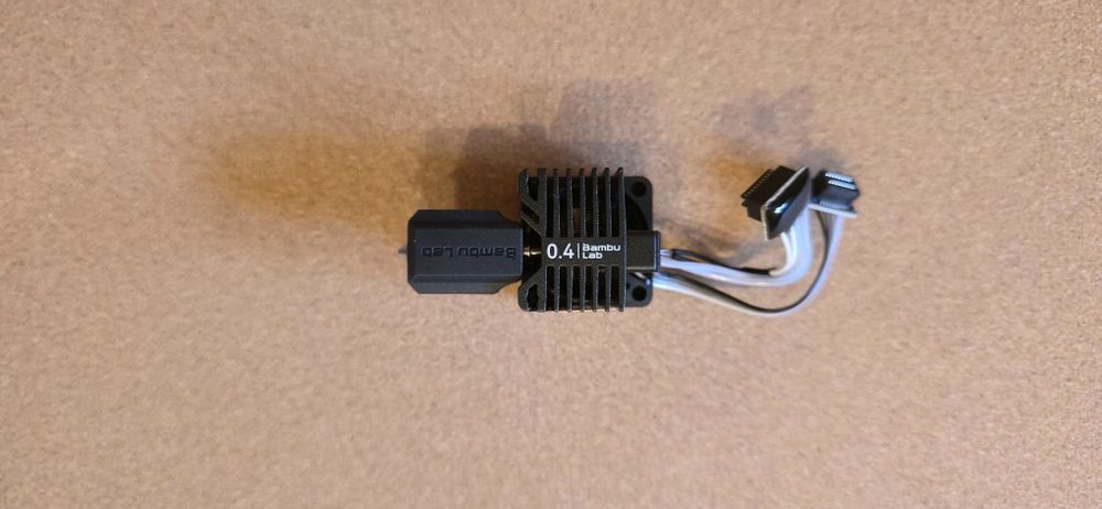Bambu Lab P1P P1S kompletny hotend 0,4 0,6 mm stal hartowana