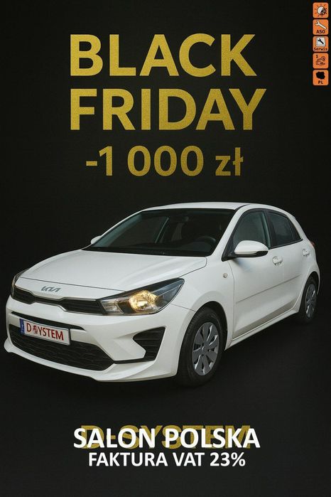 Kia Rio 22rTylko Salon Polska 1Właściciel GWARANCJA 78tyskm