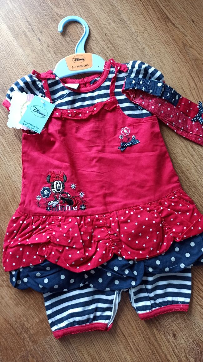 Rampers sukienka Disney komplet prezent