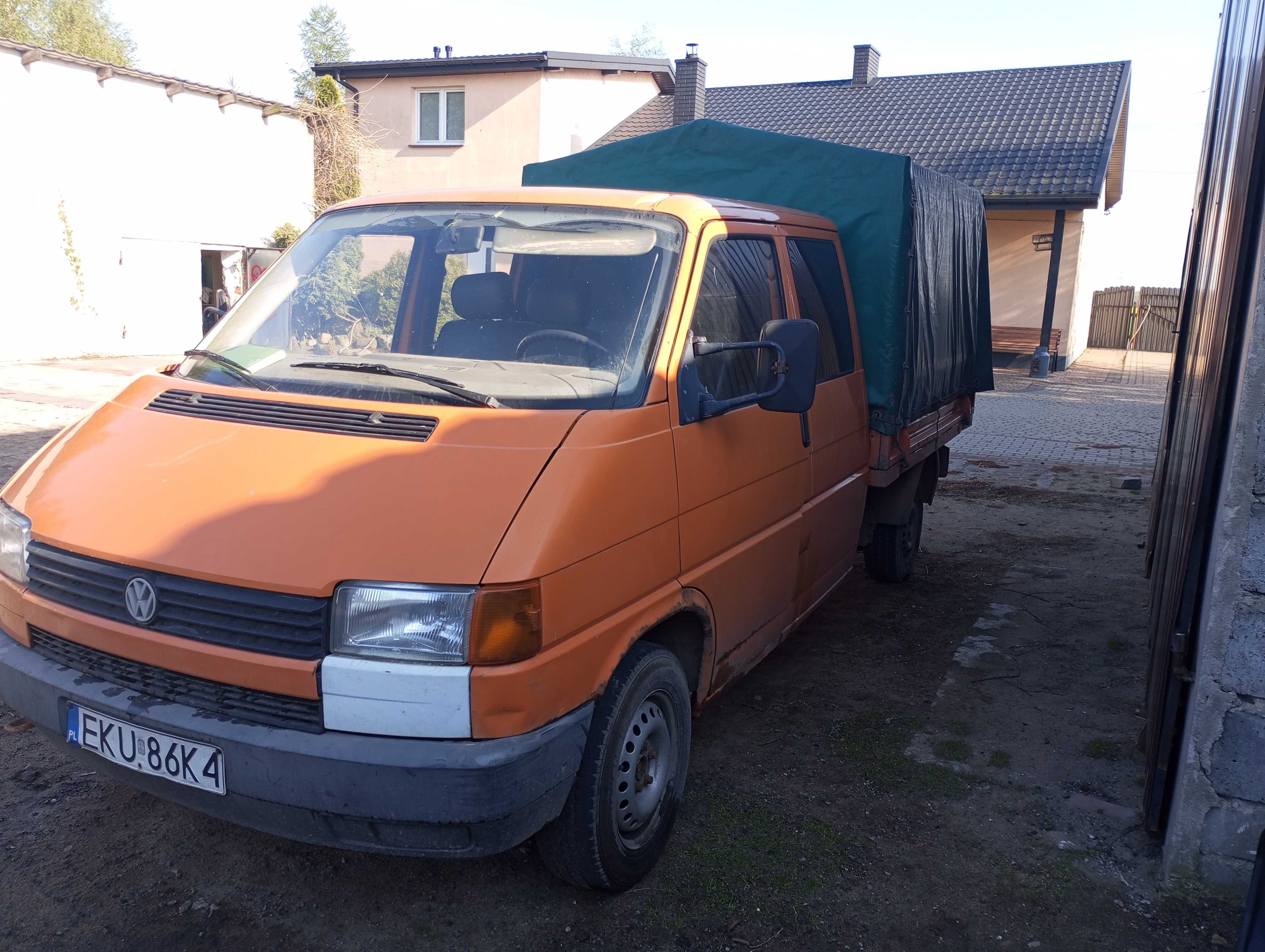 volkswagen doka transporter skrzynia paka